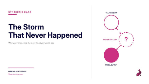 When the Model Learns from a Storm That Never Happened