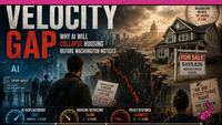 The Velocity Gap: Why AI Will Collapse Housing Before Washington Notices
