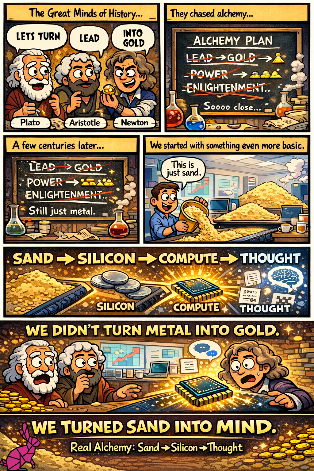 Cartoon: Crystal-Clear Alchemy