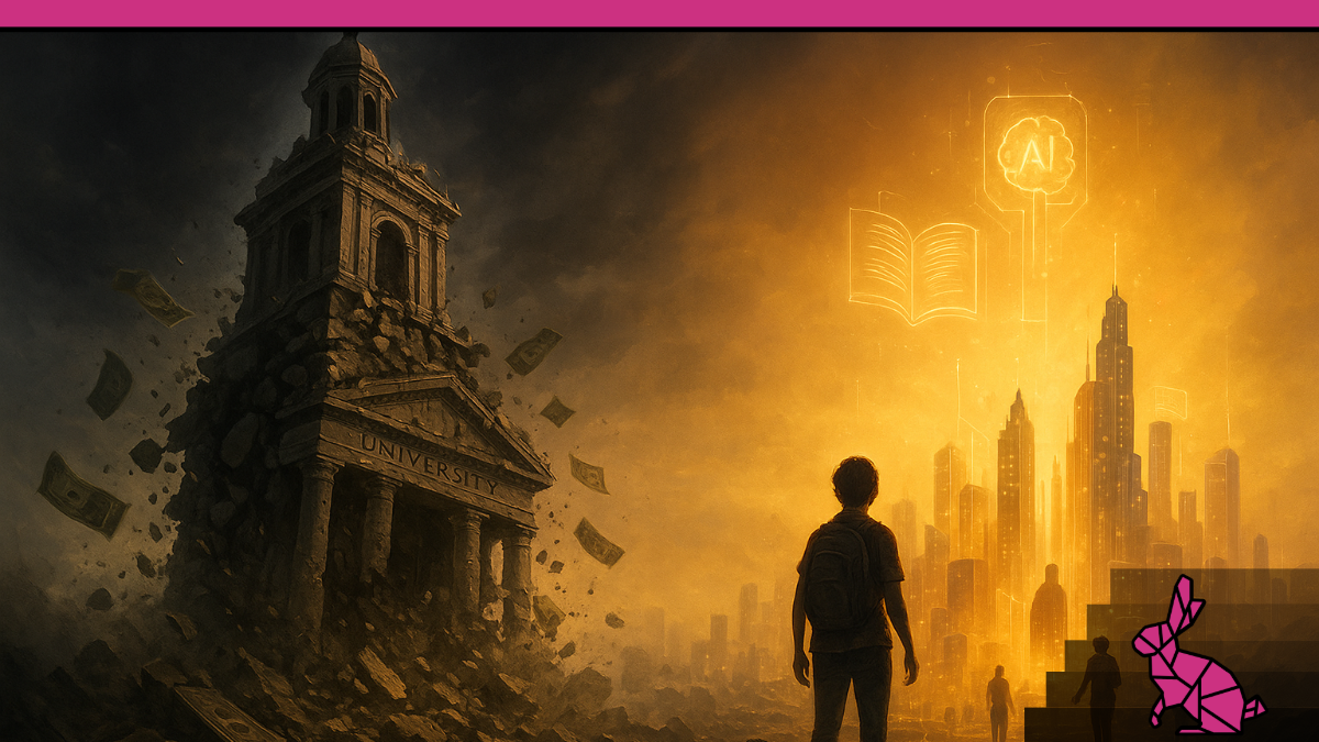 The College Cartel Is Collapsing: How AI Will Burn Down the Ivory Tower and Spark a New Renaissance